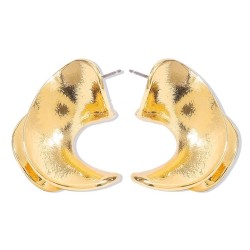 E occidental style wind Irregular earring  brief retro geometry exaggerating e..