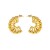 E occidental styleI wind bronze samll geometry earrings  color retention half fashion Earring woman