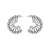 E occidental styleI wind bronze samll geometry earrings  color retention half fashion Earring woman