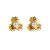 E stainless steel Pearl earrings high vintage retro medium ear stud