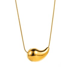  stainless steel surface exaggerating samll necklace drop lovely brief earring..