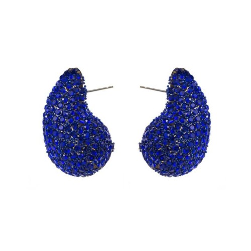 E fully-jewelled ear stud  Drop-type personality occidental style fashion earrings
