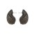 E fully-jewelled ear stud  Drop-type personality occidental style fashion earrings