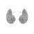 E fully-jewelled ear stud  Drop-type personality occidental style fashion earrings