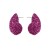 E fully-jewelled ear stud  Drop-type personality occidental style fashion earrings