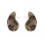 E fully-jewelled ear stud  Drop-type personality occidental style fashion earrings