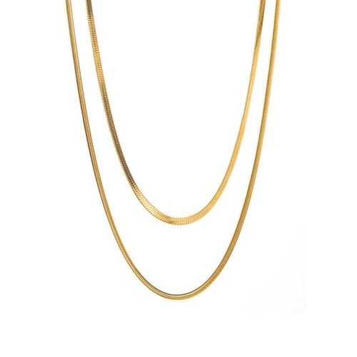  stainless steel snake chain chain I wind personality trend samll necklace