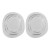 E occidental style exaggerating surface Round Stripe earrings I wind Metal textured personality earring