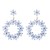 (57548 AB)occidental style geometry Alloy cirque earrings fashion personality temperament luxurious Earring fully-jewel