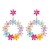 occidental style geometry Alloy cirque earrings fashion personality temperament luxurious Earring fully-jewel