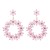 occidental style geometry Alloy cirque earrings fashion personality temperament luxurious Earring fully-jewel
