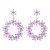 occidental style geometry Alloy cirque earrings fashion personality temperament luxurious Earring fully-jewel