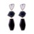  fashion personality wind Alloy geometry Acrylic ornament earrings brief head woman earrings