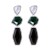  fashion personality wind Alloy geometry Acrylic ornament earrings brief head woman earrings