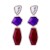  fashion personality wind Alloy geometry Acrylic ornament earrings brief head woman earrings
