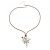 emu necklace brief embed turquoise pendant retro necklace Shells pendant