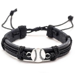 emu Cowhide sport leather bracelet retro personality
