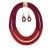 occidental style exaggerating multilayer weave necklace earrings set handmade surround long style buckle shawl ch