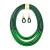 occidental style exaggerating multilayer weave necklace earrings set handmade surround long style buckle shawl ch