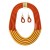 occidental style exaggerating multilayer weave necklace earrings set handmade surround long style buckle shawl ch