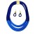 occidental style exaggerating multilayer weave necklace earrings set handmade surround long style buckle shawl ch