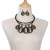 frosting resin glass pendant necklace occidental style drop Modeling exaggeratingecklace set