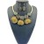 heart-shaped diamond pendant aluminum handmade necklace earrings occidental style exaggerating chainnecklace