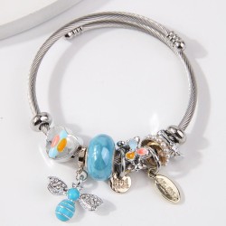fashion concise all-Purpose more elements pendant woman temperament bangle