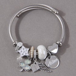 fashion concise all-Purpose flash diamond three clover more elements pendant w..