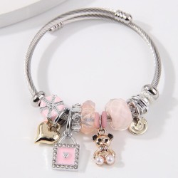 fashion concise all-Purpose flash diamond love samll more elements pendant wom..