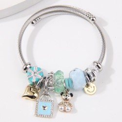 fashion concise all-Purpose flash diamond love samll more elements pendant wom..