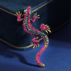 fashion retro flash diamond personality woman brooch