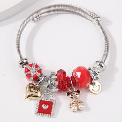 fashion concise all-Purpose flash diamond love samll more elements pendant wom..