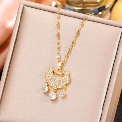 fashion sweetOL flash diamond long personality woman necklace
