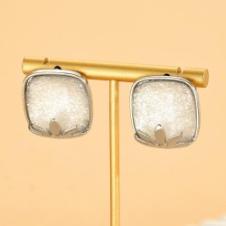 Korean style fashion concise Metal accessories geometry Modeling temperament w..
