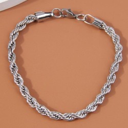 fashion concise stainless steel temperament man bracelet