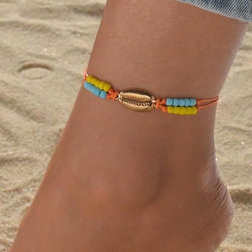 occidental style fashion concise noble wind concise Shells accessories beads woman Anklet