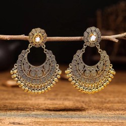 occidental style fashion  retro concise circle temperament exaggerating earrin..