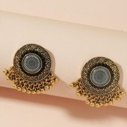 occidental style fashion concise Round accessories lady temperament ear stud e..