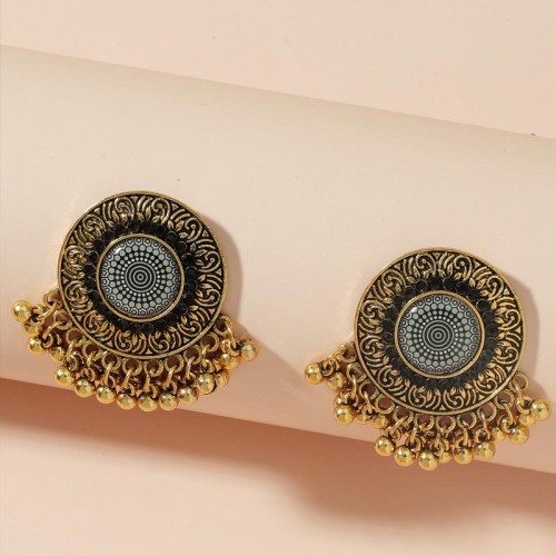 occidental style fashion concise Round accessories lady temperament ear stud earring