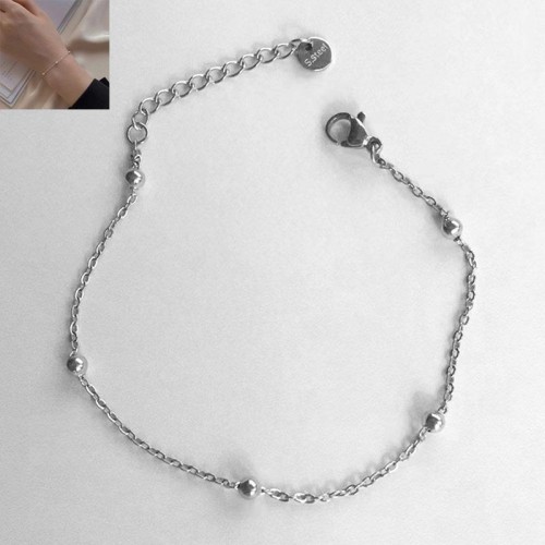 fashion concise stainless steel temperament man bracelet