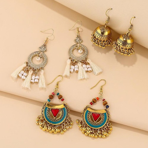 occidental style fashion retro exaggerating set earring