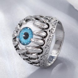 occidental style fashion retro concise eyes eyes temperament ring