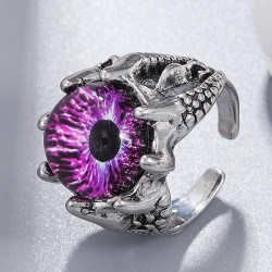 occidental style fashion retro eyes temperament concise ring