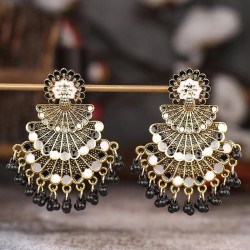 occidental style fashion noble wind peacock temperament exaggerating woman ear..
