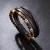 occidental style retro eyes bracelet eyes multilayer leather buckle weave eyes Beads