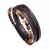 occidental style retro eyes bracelet eyes multilayer leather buckle weave eyes Beads