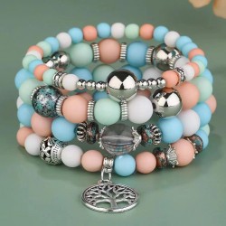 occidental style fashion concise Life tree frosting all-Purpose multilayer lad..