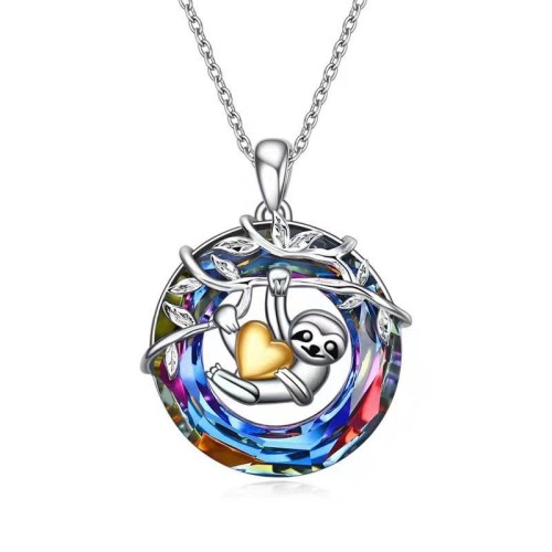   emu occidental style fashion Life tree pendant tree hollow clavicle chain