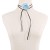  retro wind handmade flowers necklace  romantic rose cortex belt chain